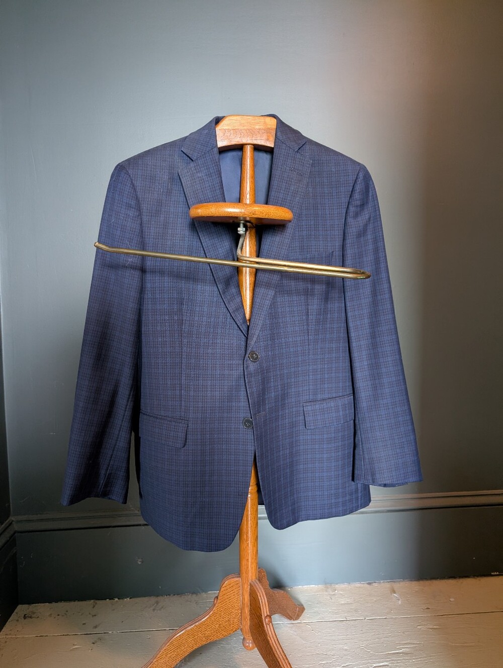 Black And Blue Calvin Klein Sports Coat